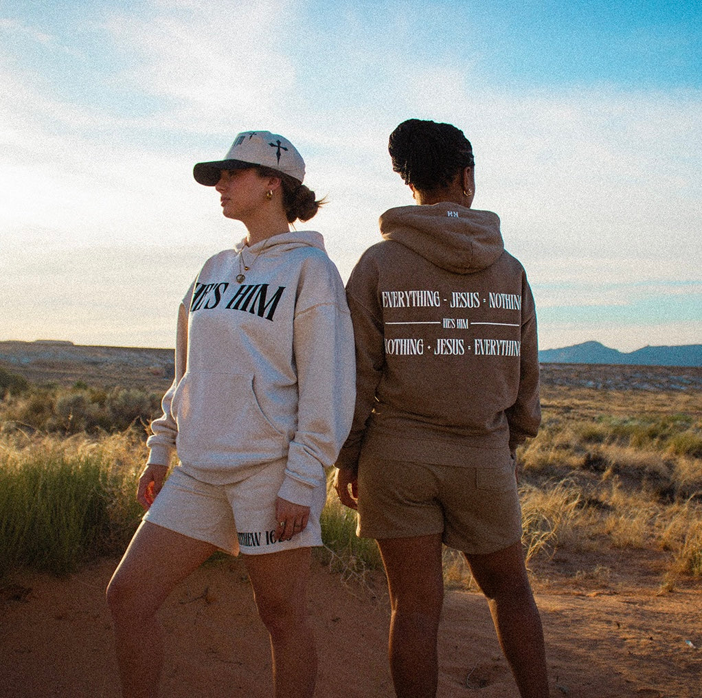 “Matthew 16:26” Soft Fleece Shorts (Light Birch)
