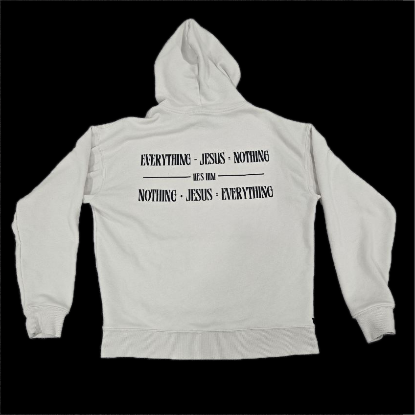 “Jesus Is Everything” Hoodie (Light Birch)