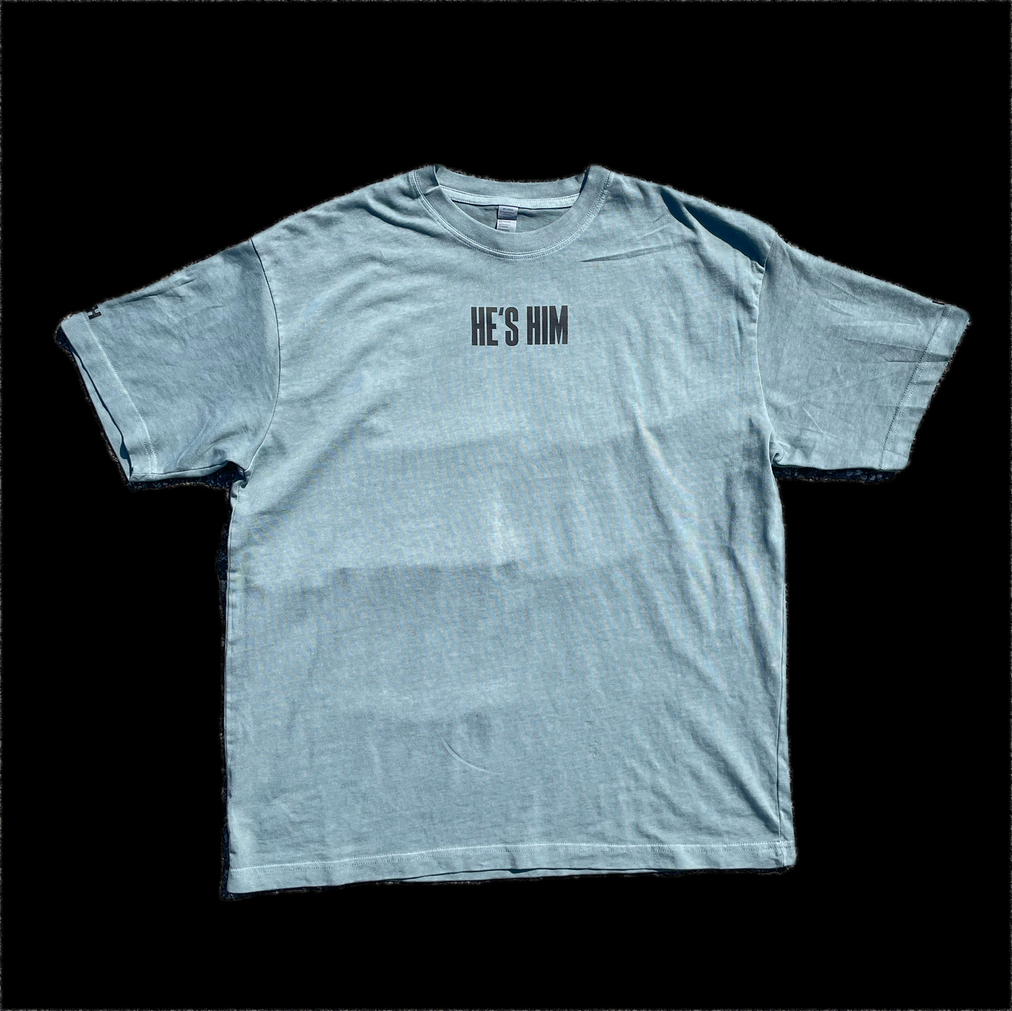 Boxy “Convicted Follower Of Jesus” T-Shirt (Vintage Denim)